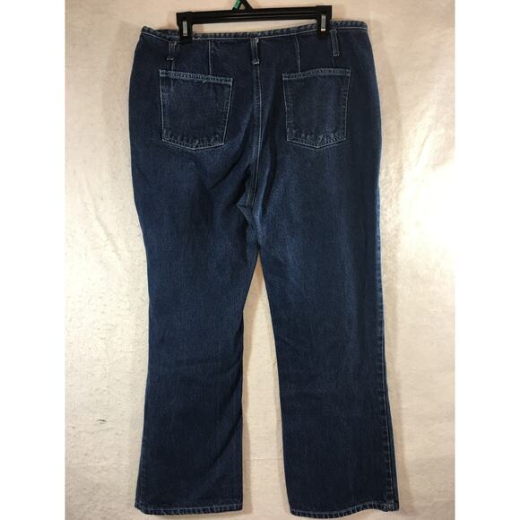 Vintage Y2K No Boundaries Button Fly Jeans w/ Bright Blue Trim Junior's‎ Size 15 - Picture 7 of 13